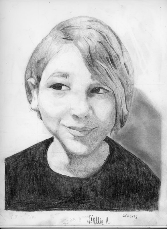 Millie, age 11
Self-Portrait
